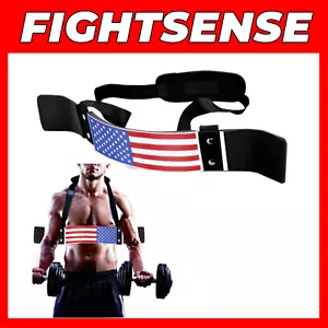FIGHTSENSE Braccio Blaster Bicipiti Curl Tricipiti Isolatore Muscolare Fitness Palestra Allenamento - Foto 1 di 51