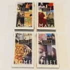 Lot Of 4 Time Lifes Lost Civilizations China Maya Rome And Tibet Vhs   New