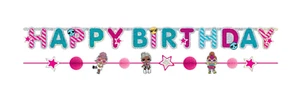 LOL Surprise Lets Be Friends Banner Kit Happy Birthday Party Decoration NEW - Picture 1 of 3