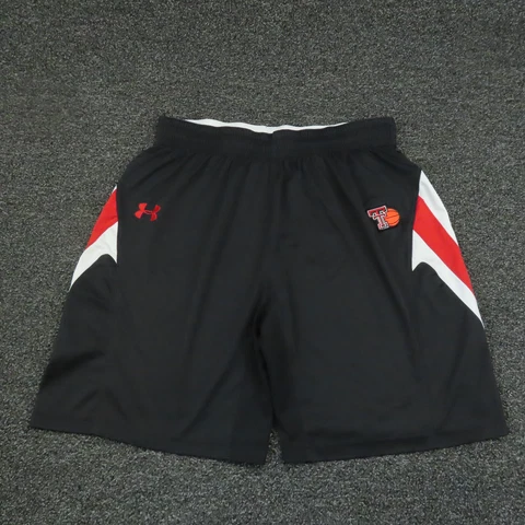 Texas Tech Red Raiders Under Armour Shorts Adult Large Black & Red Basketball Cover