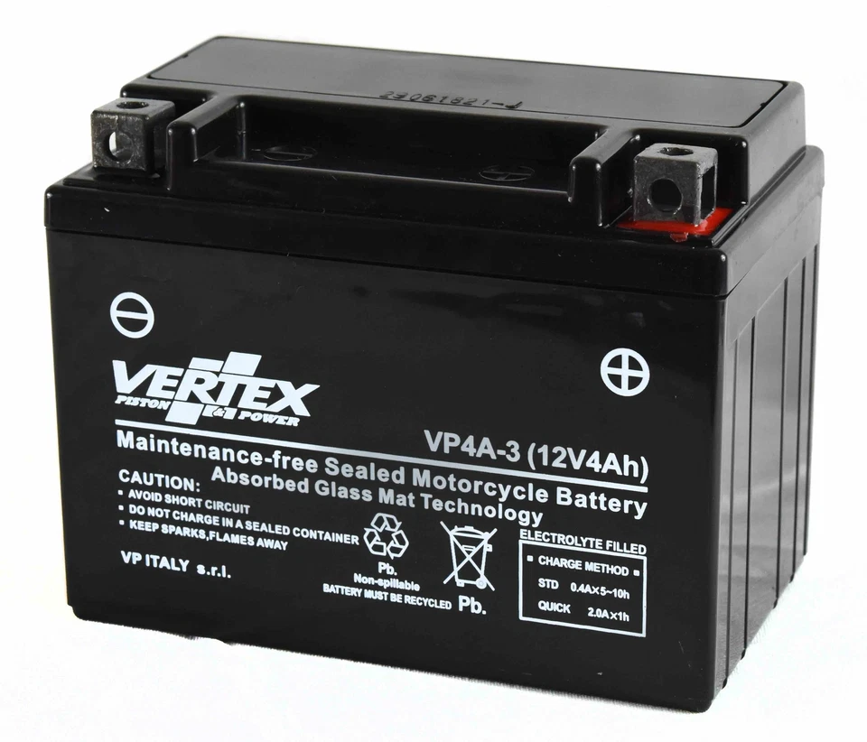 Vertex Battery For Derbi Paddock 50 LC 1998- 1999 - Image 1 of 1