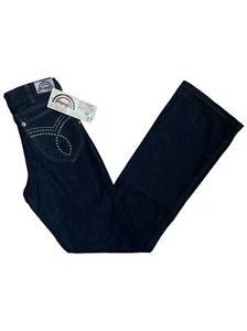 vintage wrangler silver stud boot flare jeans size 26x32 NOS NWT 70s made in USA - Picture 1 of 10