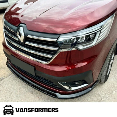 VANSFORMERS Renault Trafic 2022+ Lower Bumper Lip ABS Splitter (Gloss) Spoiler