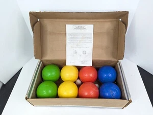 Bocce Ball Set Lawn Bowling Set Regent Brand Italy Made #12-63100 - Picture 1 of 24