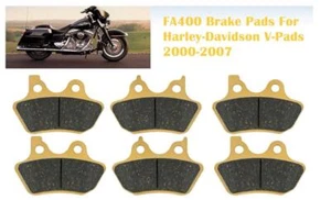 Front&Rear Brake Pads For 2000-2007 Harley Davidson FLHRCI FLHRi FLHR Road King - Picture 1 of 12