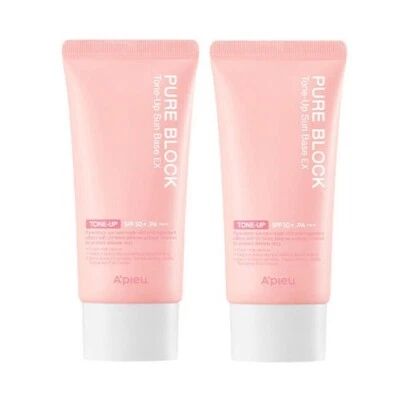 A'PIEU Pure Block Tone-Up Sun Base SPF50+ PA+++ 50ml x 2ea K-beauty