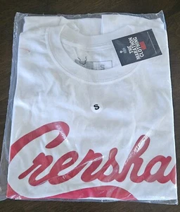 Marathon Clothing Crenshaw Mens Short Sleeve Tee. White / Red Print. Small. New. - Picture 1 of 8
