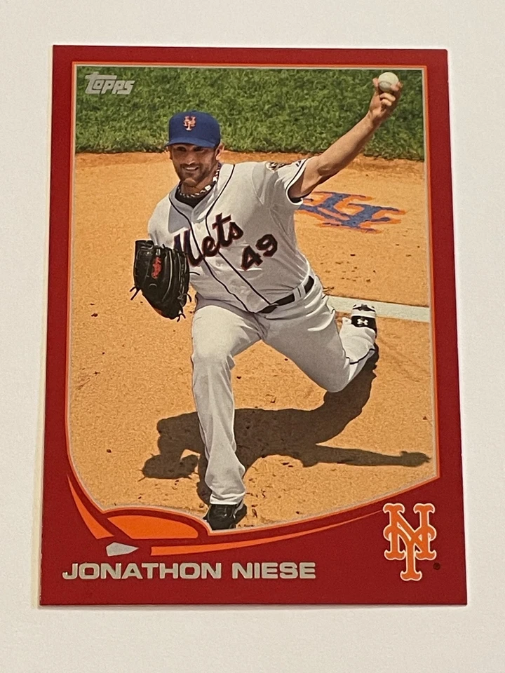 2013 Topps Baseball Target Red #250 - Jonathon Niese - Mets de Nueva York Foto 1 de 2