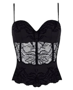 Triumph Corsage Opulent Essence abnehmbare Träger rot oder schwarz NEU - Bild 1 von 11