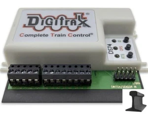 Digitrax DS74 ~ New 2025 ~ Quad Stationary LocoNet Decoder ~ Replaces DS64 - Picture 1 of 2