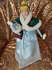 1996 Telco Motion Ettes Musical Christmas Cinderella Wind Up Doll Disney Princes