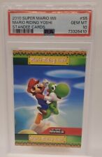 2010 Enterplay Super Mario Bros Wii Standee Mario Riding Yoshi #S5 PSA 10