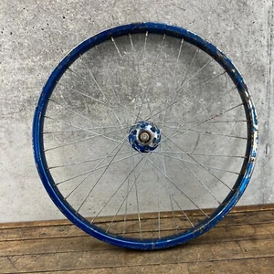 ACS BMX 24 in Front Wheel Blue Hub Old School BMX 1981 81 CMC 36 36h Cruiser VTG - Picture 1 of 15