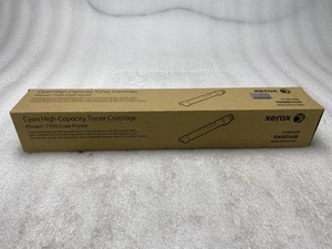 Oryginalny toner Xerox 106r01436 Phaser 7500 cyjan o dużej pojemności nowy! - Zdjęcie 1 z 3