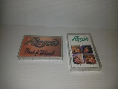 Poison Flesh & Blood - Look What Cat Cassette Tape Rock Music - Free Shipping  - Image 1 of 4