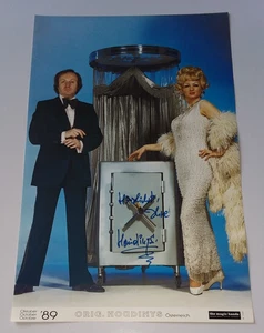 Original Houdinys (Österreich) Poster signiert The Magic Hands of Germany, Okt. 1989 - Bild 1 von 1