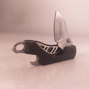 Kershaw Cinder Black 2.5" Pocket Knife And Bottle Opener - Picture 1 of 5