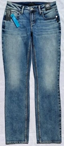 NWT SILVER ELYSE Straight Women's Comfort Fit Blue Jeans Stetch 28x31 Tag 26x31 - Picture 1 of 11