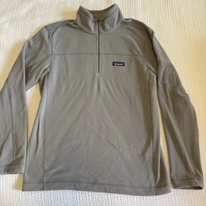 Pullover polar gris Patagonia 1/4 cuarto cremallera para hombre talla mediana - marca - Imagen 1 de 10
