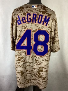 Majestic New York Mets #48 Jason deGrom Trikot Desert Camo Rarität Größe XL - Bild 1 von 10