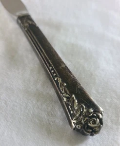 Oneida 1946 Damask Rose Sterling 6-3/8" Hollow Handle Child's Knife no monogram - Picture 1 of 22