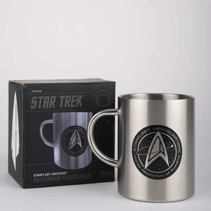 Star Trek Eaglemoss Starfleet Headquarters Metal Mug New In Box - Picture 1 of 8