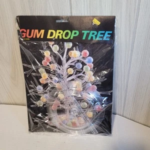 Vintage Tidbit Gumdrop Tree Decorative Acrylic Clear Server Fruit NOS 12 In. - Picture 1 of 3