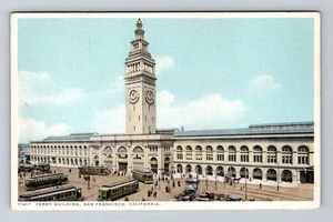 San Francisco CA-California, Panorama Ferry Building, Antique Vintage Postcard - Bild 1 von 2