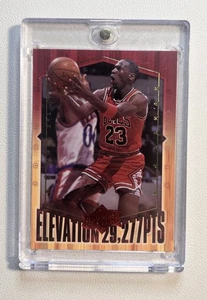 BASKETBALL CARD MICHAEL JORDAN CHICAGO BULLS ELEVATION 29,277 PTS ALTITUDE 5,762 - Picture 1 of 3