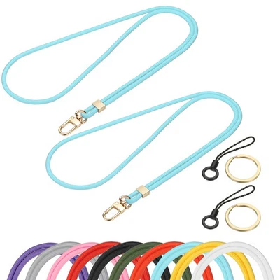 Cordón, paquete de 2 cordones de profesor para insignias de identificación, azul cielo Foto 1 de 4