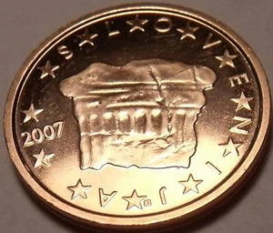 GEM UNC SLOVENIA 2007 2 EURO CENTS~AWESOME~~FREE SHIP~~ - Picture 1 of 2