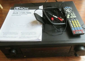 Denon Receiver AVR-1705 Bundle w/Remote - Picture 1 of 8
