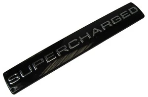 Insignia sobrealimentada negra y cromada para Range Rover L322 Vogue autobiogrpahy java - Imagen 1 de 4