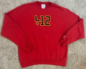 Pittsburgh 412 Brand CHAMPION Sweatshirt Large Crewneck Penguins Steelers Pirate - Picture 1 of 6