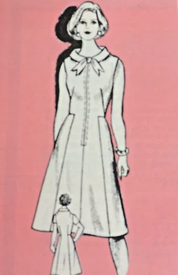 1970s Printed Mail-order Pattern #9172 Zipper Dress Sz 16 B39 Complete - Image 1 of 4