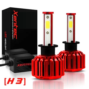 Xentec LED Light Conversion Kit H3 6000K Headlight Foglight 180W 60000 lumens - Picture 1 of 12