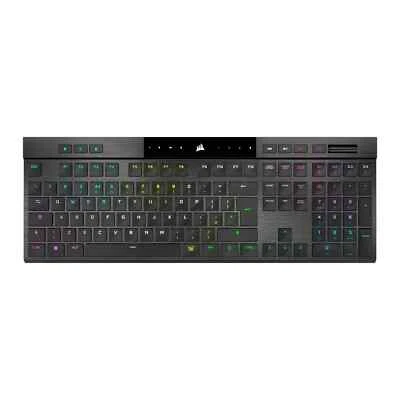 Corsair K100 AIR Wireless RGB Ultra-Thin Mechanical Gaming Keyboard - UK Layout - Image 1 of 4