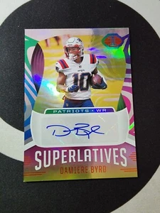 Panini Illusions Superlatives Signs 2021 Damiere Byrd #SU-40 automático - Imagen 1 de 2