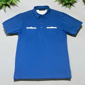Travis Mathew Golf Polo Shirt Men’s XL Blue Athletic Casual Performance - Picture 1 of 3