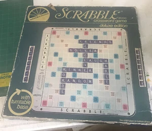 Selchow & Righter 1977 Deluxe Edition Turntable Scrabble Game Vintage No. 71 - Picture 1 of 6