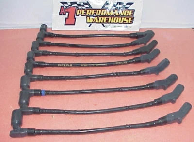 8 Delphi Packard Coil Pack 8.8 MM Spark Plug Wires Fits SB Chevy LS & R07  - Imagem 1 de 4
