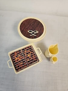 VTG  Barbie Star Traveler Van Camper Accessories  Table & Grill Pitcher Mug 1976 - Picture 1 of 6