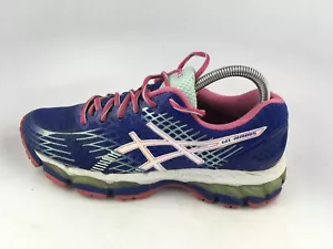 Asics Damen-Laufschuhe Gel Nimbus 19 T557N blau rosa Turnschuhe Größe 7,5 US - Bild 1 von 11
