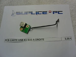 HP Dv9000 9500 9700 PCB Tarjeta usbx1 En Parte Inferior A Derecho Del PC - Imagen 1 de 1