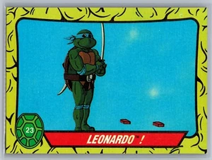 1989 Topps TMNT Set Break #23 Leonardo! - Pack Fresh NM-MT *TEXCARDS* - Picture 1 of 2
