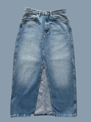 Mango Light Blue Midi Skirt – Size S - Image 1 of 4