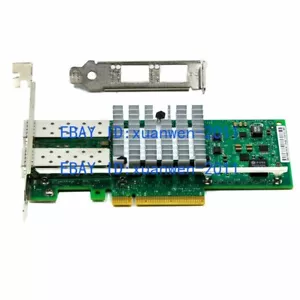 Intel 10Gbps Dual Port PCI-E X520-DA2 E10G42BTDA Ethernet Server Adapter - Picture 1 of 3