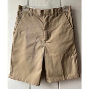 New Authentic Galaxy school uniform shorts size 16 tan - Picture 1 of 9