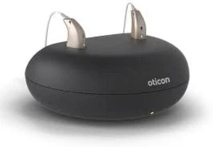 2x Oticon Opn S3 Digital RITE 48 Channels Hearing Aids for iPhone +Charger -New - Picture 1 of 1