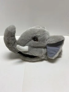 Burattino a mano testa di elefante Gemmy Industries raro in fase di attesa - Foto 1 di 6
